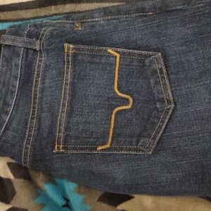 Kimes Ranch Jennifer Dark Wash Super Flare Jeans size 8/36